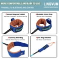 thumbnail image 4 of Correa Premium Enrollada para Tabla de Paddle SUP LINGVUM, 4 of 7