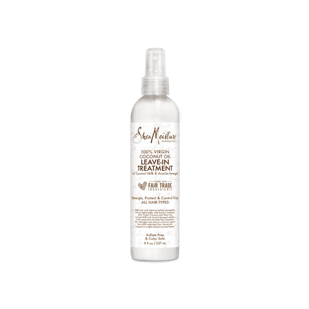 SheaMoisture Virgin Coconut Oil Leave in Treatment, 8 (Best Type Of Coconut Oil For Hair)