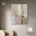 thumbnail image 4 of Misty Pink Dawn III Canvas Print Neutral Boho Art by Art Remedy, White Frame, 36 x 45, 4 of 6