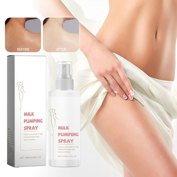 QIPOPIQ Milk Pumping Spray, Helps Sore Nipples & Clogged Ducts, Organic Lubricant for Breast Shields and Flanges, Vegan Breast Pump Spray, Natural & Lanolin-Free