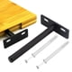 thumbnail image 3 of SOPORTES PARA ESTANTES FLOTANTES TORNILLO ESTANTES PARED SOPORTE SOPORTE 10x6.2x2cm Sunnimix Soportes para repisas flotantes, 3 of 8