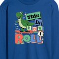 thumbnail image 3 of Disney - Toy Story - Rex This Is How I Roll - Men's Long Sleeve T-Shirt, 3 of 5
