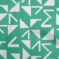 thumbnail image 1 of oneOone Cotton Flex Sea Green Fabric Geometric Fabric For Sewing Printed Craft Fabric By The Yard 40 Inch Wide, 1 of 4