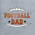 thumbnail image 2 of Wild Bobby, Football Dad, Sports, Unisex Graphic Hoodie Sweatshirt, Heather Grey, Large, 2 of 4