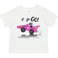 thumbnail image 3 of Inktastic Go Go Go Pink Racing Car Boys or Girls Toddler T-Shirt, 3 of 5