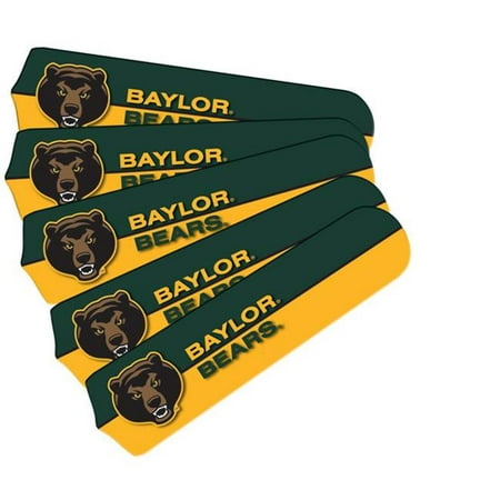 

Ceiling Fan Designers 7990-BAY 52 in. New NCAA Baylor Bears Ceiling Fan Blade Set