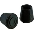thumbnail image 1 of Puntas de goma para patas Shepherd de 1,25 pulgadas, paquete de 2, color negro, 1 of 5