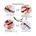 thumbnail image 4 of 4pcs Conveniente máscara extensión cordones ajustables máscara de nylon cordones (negro), 4 of 5