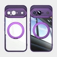 thumbnail image 6 of Case for Google Pixel 9 Case Ring Holder Kickstand Built-in Camera Lens Protector Anti-Scratch Shockproof Dustproof Protection Rugged Phone Case Cover for Google Pixel 9, Darkpurple, 6 of 10