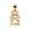 Gold Crown KING Copper Zircon, variant on Diamond Letters Hip Hop Pendant Copper Trendy All-matching Accessories