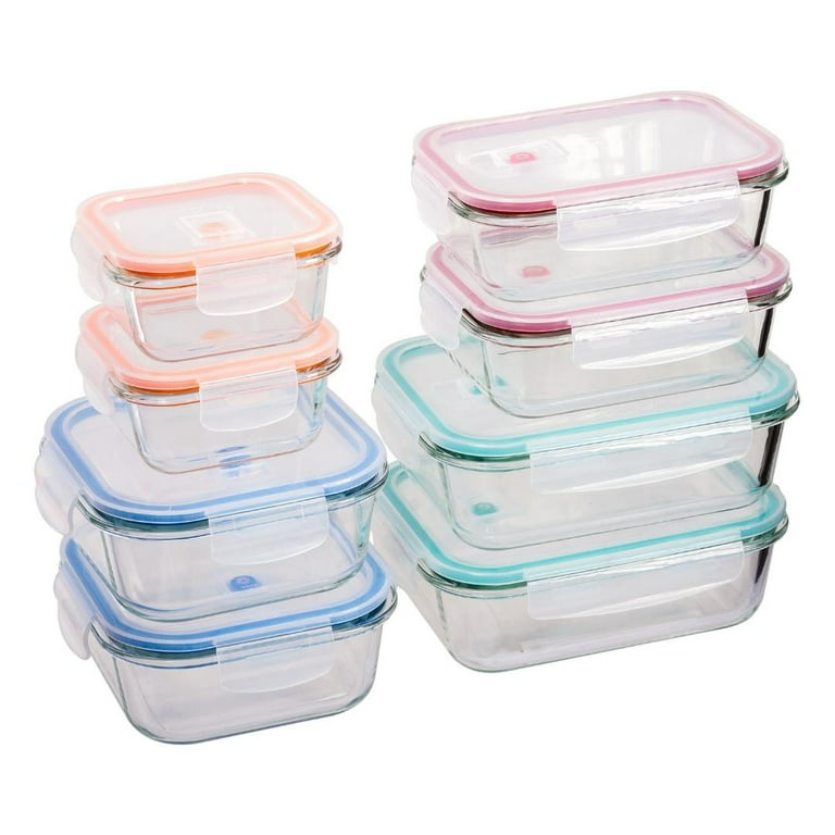 LARGE 1520ML AIRTIGHT GLASS FOOD LUNCH CONTAINER WITH VENTED LID Microwave  safe