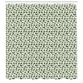 thumbnail image 3 of Ambesonne Animal Shower Curtain, Little Bugs Beetles, 69"Wx84"L, Sage Green Army Green, 3 of 3