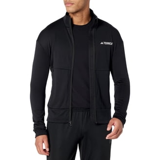 adidas Essentials 3-Stripes Tricot Track Jacket (Mens, Legend Ink