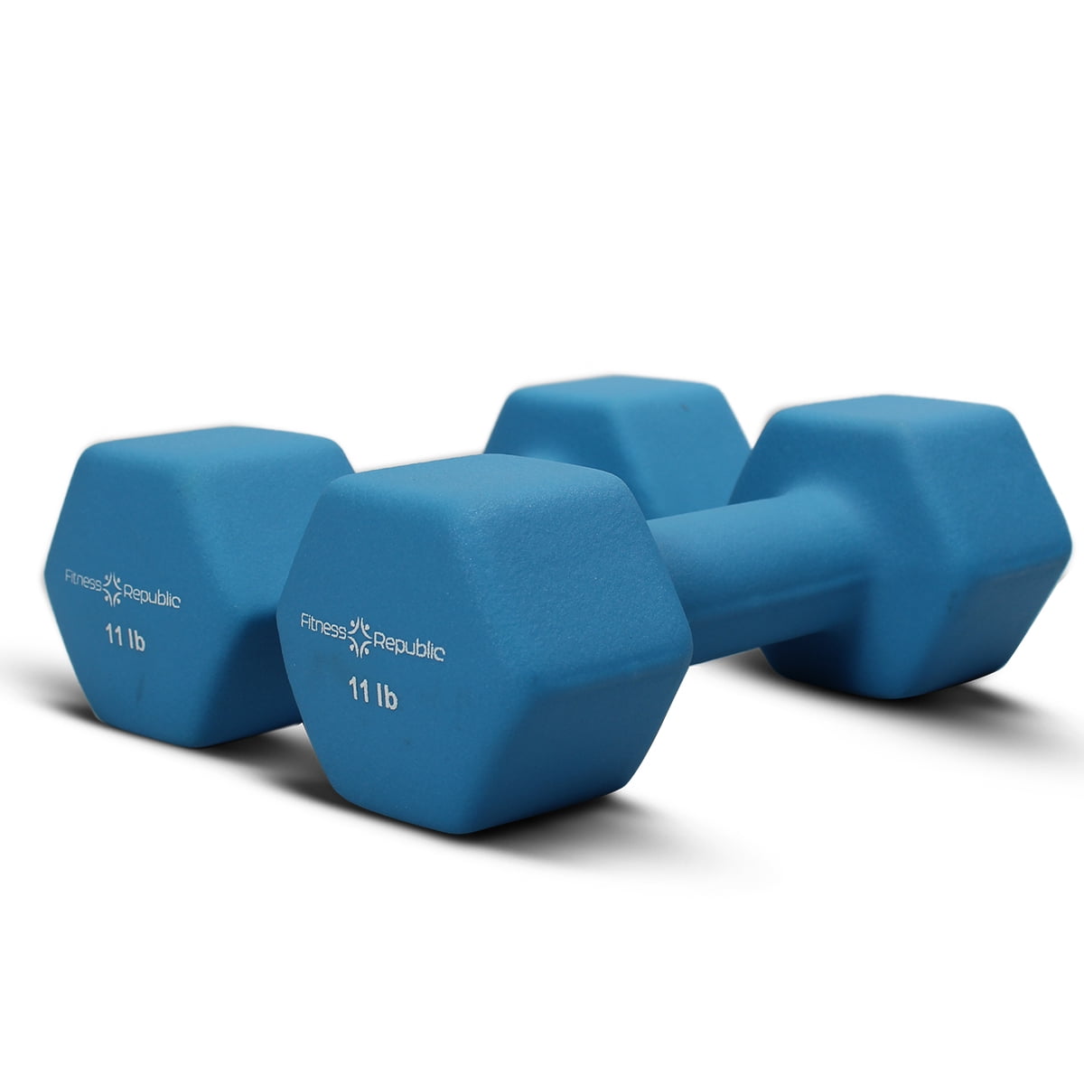 Fitness Republic Neoprene Dumbbells 11 Lbs Set Neoprene Weights Walmart Com