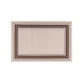 thumbnail image 3 of Beverly Rug Indoor Bordered Area Rugs, Non Slip Rubber Backing Modern Living Room Area Rug, Beige Brown, 2'x3', 3 of 6