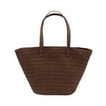 thumbnail image 3 of Bolsa Ocean Pacific para Mujer Tote con Asa Larga, Para Playa, con Forro y Lurex Café, 3 of 4