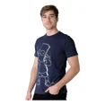 thumbnail image 2 of Playera Hombre Moda Camiseta Azul Simpson 58205020, 2 of 7