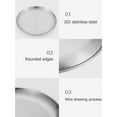 thumbnail image 2 of 3Uds. Plato De Camping Vajilla De Acero Inoxidable Contenedor De Alimentos Plato De Picnic (14 Cm), 2 of 5