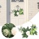 thumbnail image 3 of Corona decorativa para exteriores con rosas colgantes y suculentas, corona para puerta principal, pared o ventana, decoración para bodas y fiestas, 3 of 8