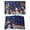 Blue, variant on Cartoon Dogs Placemats Set of 4 Orange Cute Animals Dogs Paws Prints Place Mats Indoor Wipeable Table Mats Washable Cloth Dining Table Placemats for Kitchen Holiday Party Home Decor 13x19 Inch