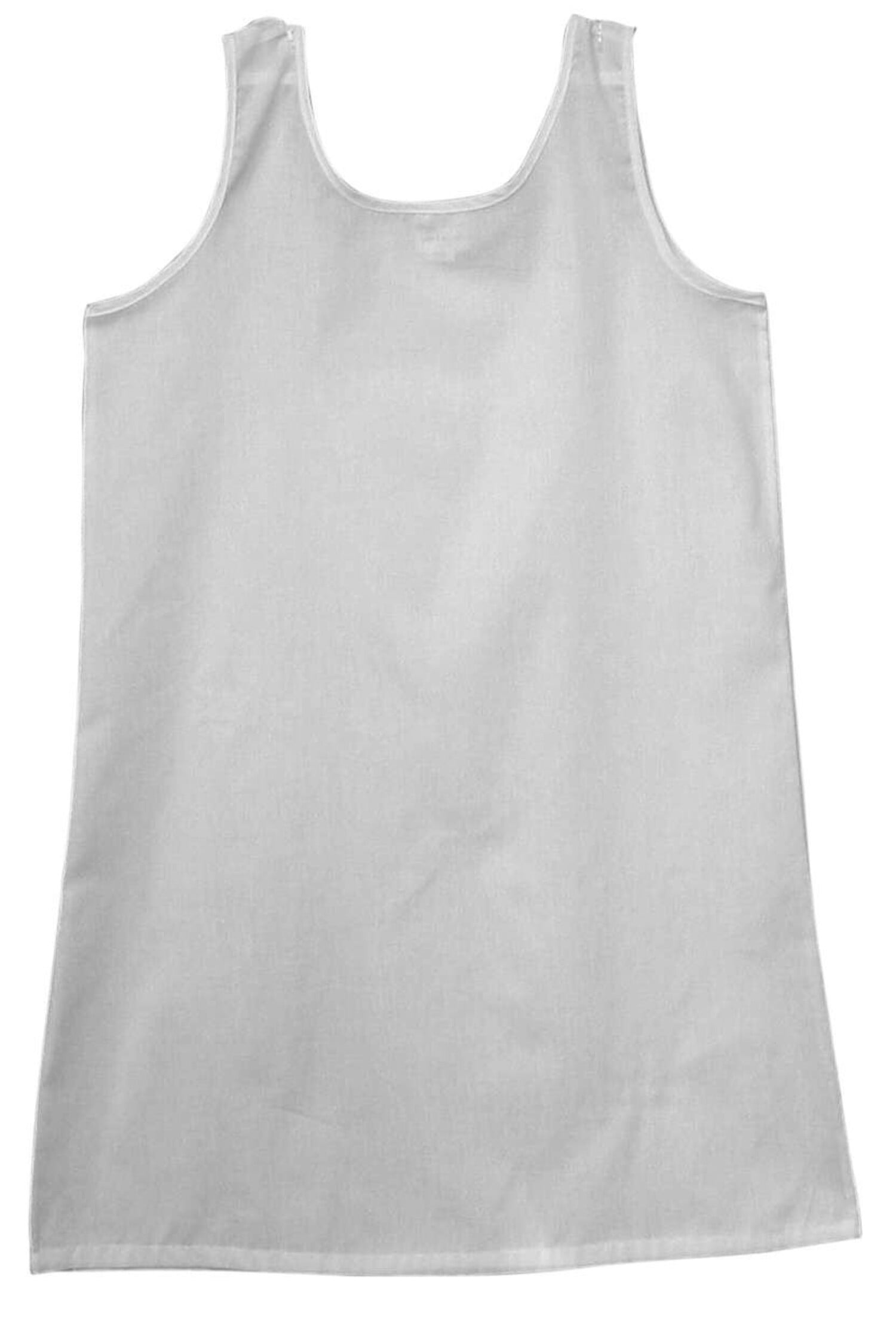 Womens White Cotton Full Slip