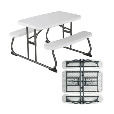 Lifetime Children's Polyethylene Picnic Table, All-Occasion, Almond (260256)