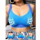 thumbnail image 5 of Sujetador sin Espalda para Pechos Grandes Color Sólido sin Costuras Hermosa Espalda de las Mujeres Lencería Diaria, Empalme de Malla Sujetador Diario, 5 of 6