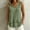 Army Green, variant on Tank Tops for Women Casual V Neck Ruffle Hem Babydoll Tanks Sleeveless Flowy Peplum Tops