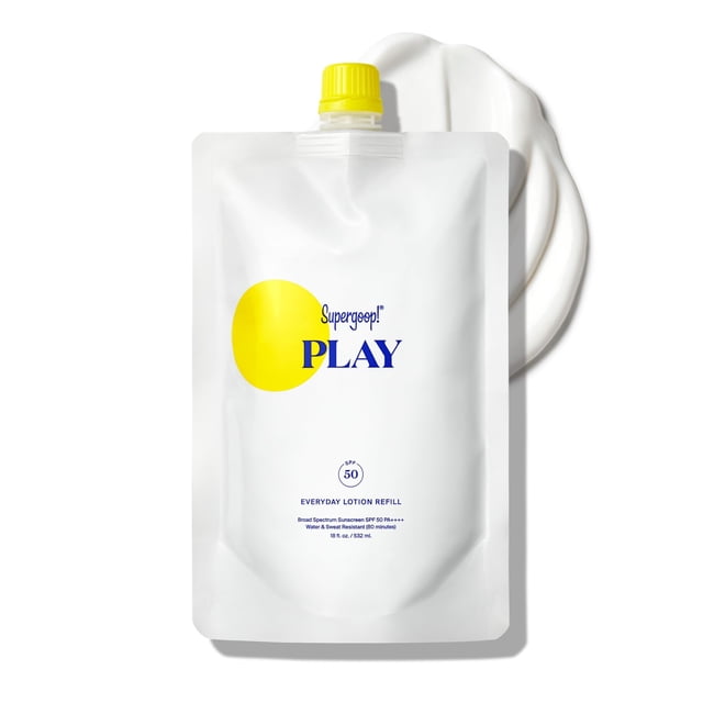 Protector solar Supergoop! Loción para uso diario PLAY, SPF 50, 530 ml