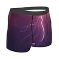 thumbnail image 3 of Bingfone Thunderstorm Violet Purple Men'S Underwear - Casual Stretch Boxer Briefs-Medium, 3 of 9