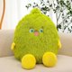 thumbnail image 1 of Lindo monstruo de peluche, almohada de peluche de 3,7 m, ideal como regalo de cumpleaños, Halloween y Navidad para niños y niñas (verde), 1 of 5