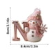 thumbnail image 4 of 26 English Letter Christmas Ornament Christmas Tree Decoration 2D Acrylic Decoration Car Rearview Mirror Ornament, 4 of 5