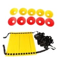 thumbnail image 5 of Kit de tren de agilidad de velocidad, escalera de fútbol de agilidad, equipo de entrenamiento de conos de fútbol con bolsa, 5 of 5