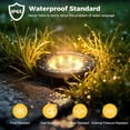 thumbnail image 2 of Solar Lights Outdoor Waterproof, 12 Packs LED In-Ground Lights Outdoor Solar Lights for Yard Patio Garden Lawn Deck Outside Pathway Walkway Sidewalk, Warm White, 2 of 5