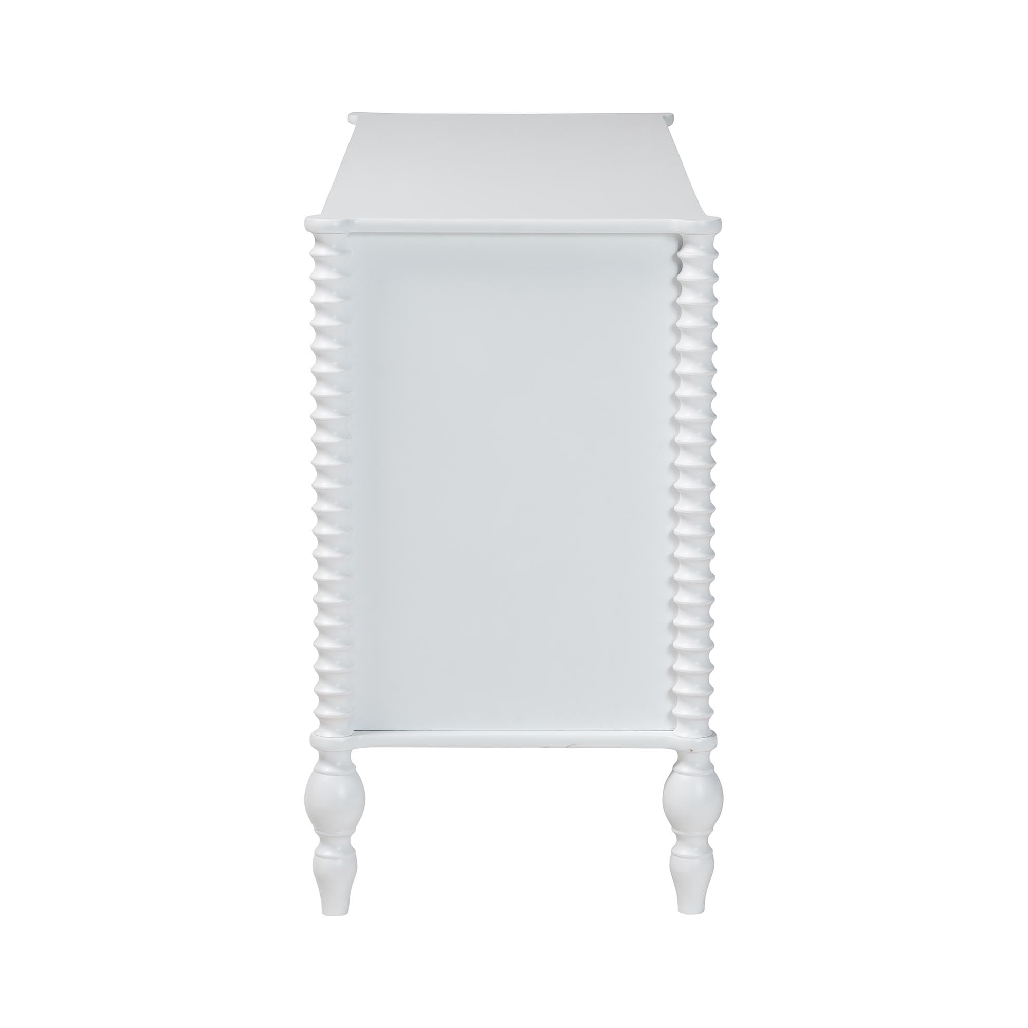 Baxton Studio Callison Farmhouse Dresser, 6-Drawer, White