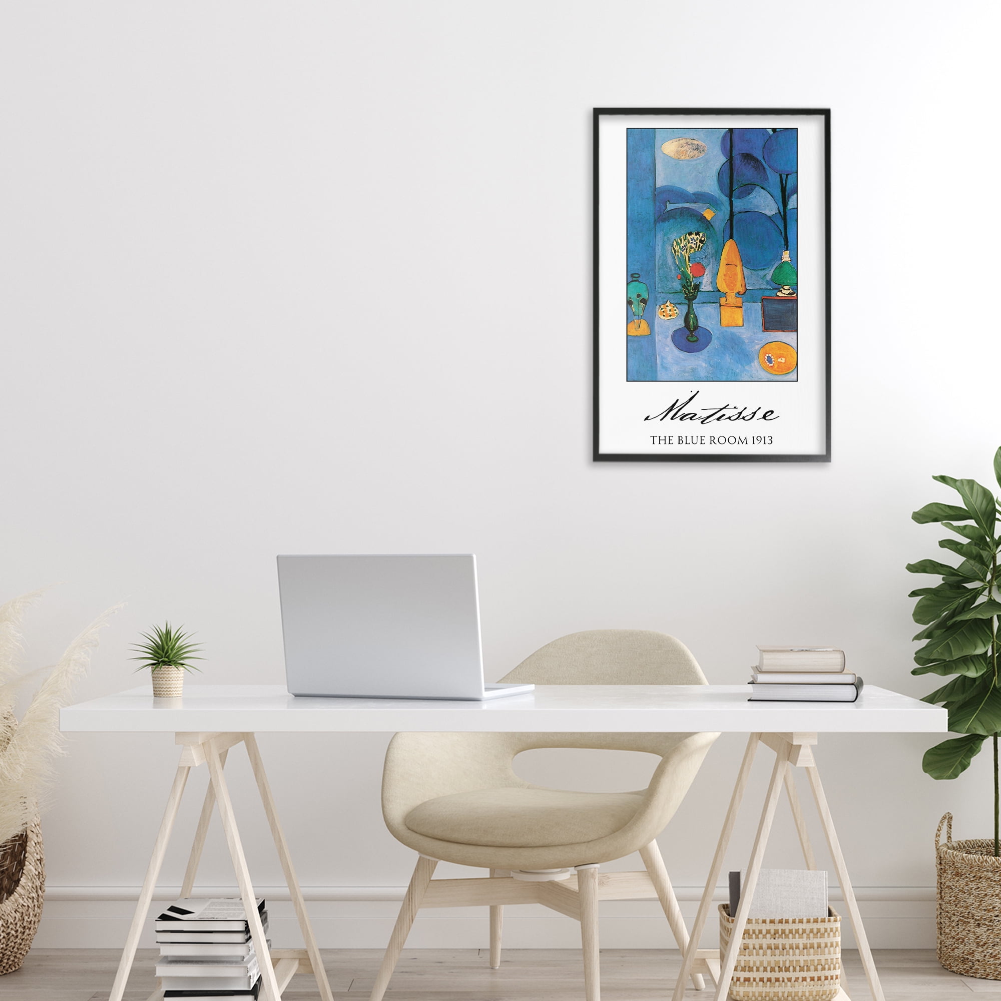 Matisse The Blue Room Black Framed Giclee Art, design by Vintage Hustle