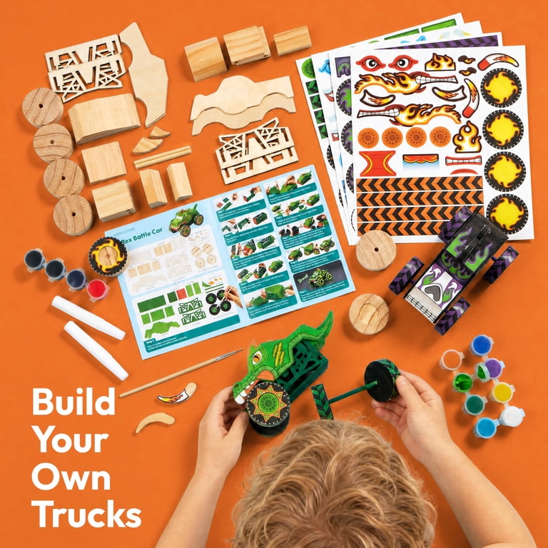 Joyfy Wooden Monster Truck Build & Paint Kit photo 6