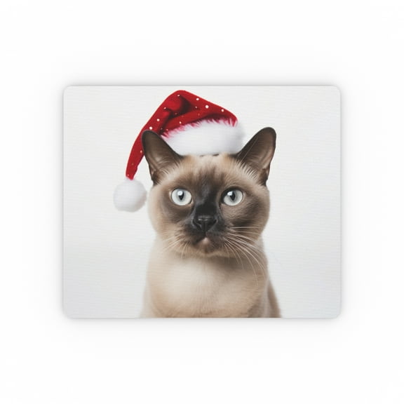 DistinctInk Mouse Pad - 1/4" Foam Rubber - Burmese Cat