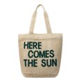 thumbnail image 1 of [Doblar para Entrega Y Realizar Un Pedido Al Subproveedor] 9606 Bolso Paja Gran Capacidad Con Letras Bolso Paja Versátil para Ir Al en La Playa (Beige) Beige Con Placa Base, 1 of 9