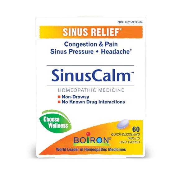 Boiron SinusCalm -- 60 Quick Dissolving Tablets