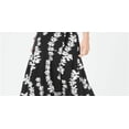 thumbnail image 5 of Alfani Women's Printed MIDI Wrap Skirt Black Size 16, 5 of 6