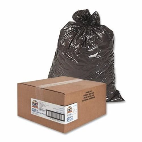 Genuine Joe 60 Gallon Brown Garbage Bags, 38x58, 0.8mil, 100 Bags