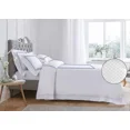 thumbnail image 2 of 400TC Cotton Double Embroidery Sateen Microcheck Duvet Cover Set, 2 of 5