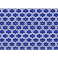 thumbnail image 1 of Ahgly Company Indoor Rectangle Patterned Cobalt Blue Area Rugs, 2' x 5', 1 of 6