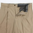 thumbnail image 5 of Men's Haggar® Cool Right® Performance Flex Classic-Fit Pleated Pants Color: Khaki Size: 36X30, 5 of 7