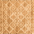 thumbnail image 1 of Ahgly Company Indoor Square Abstract Orange Contemporary Area Rugs, 7' Square, 1 of 1