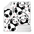 thumbnail image 1 of Manta de Panda YUANXCMXG Manta de Terciopelo Coral 50 X 60 pulgadas, 1 of 5