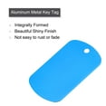 thumbnail image 4 of Uxcell Metal Blank Tags Stamping, 30x50mm DIY Engraving Aluminum ID Tags Light Blue for Craft, Decoration, Pack of 25, 4 of 7