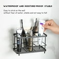 thumbnail image 5 of Clearance Under 5$ Storage Rack FNGZ Iron Toothbrush Rack Bathroom Punch-Free Storage Rack Creative Wall-Mounted Electric Toothbrush Holder, 1*Toothbrush Rack, 5 of 9