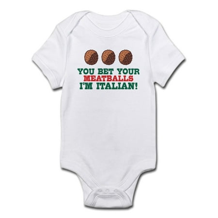 

CafePress - Funny Italian Meatballs Infant Bodysuit - Baby Light Bodysuit